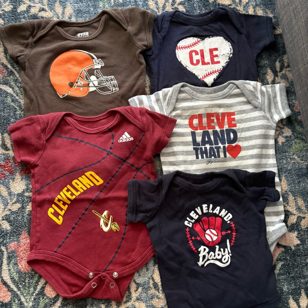 Cleveland Baby Onesies